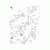 Схема вузла: Starter motor для Kawasaki KLE250 Anhelo