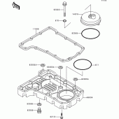 Схема вузла: Масляний піддон для Kawasaki ZR750 ZR-7