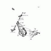 Схема узла: Рама для Kawasaki KX250/ KX252 KX250F