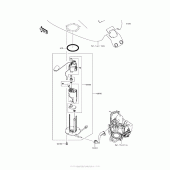 Схема вузла: Паливний насос Kawasaki VN1700 Vulcan 1700 Voyager ABS
