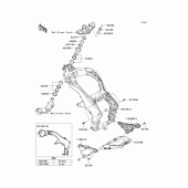 Схема вузла: Рама для Kawasaki ZX1000 Z1000SX