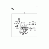 Схема вузла: Карбюратори для Kawasaki KLX250 D-Tracker X