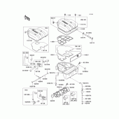Схема вузла: Air cleaner(1/2) для Kawasaki ZX600 Ninja ZX-6