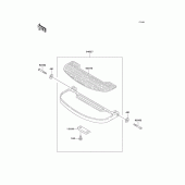 Схема узла: Подножки для Kawasaki KZ1000 Police