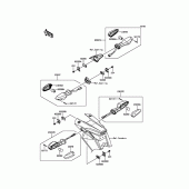 Схема вузла: Поворотники для Kawasaki ZR800 Z800 ABS