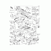 Схема вузла: Електроустаткування (2/2) для Kawasaki ZX1400 ZZR1400