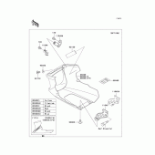 Схема вузла: Cowling lowers(1/2) для Kawasaki EX500 Ninja 500R