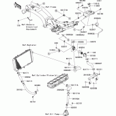 Схема вузла: Water pipe для Kawasaki ZR750 Z750 ABS