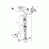 Схема вузла: Паливний насос для Kawasaki ZX1000 Ninja ZX-10RR
