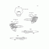 Схема вузла: Decals(klx300-a7) для Kawasaki KLX300R