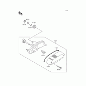 Схема вузла: Taillight(s) для Kawasaki EN500 Vulcan 500 LTD