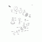 Схема вузла: Масляний насос для Kawasaki EJ650 W650