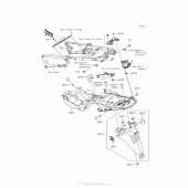 Схема вузла: Rear Fender(S) для Kawasaki ZX1400 Ninja ZX-14R