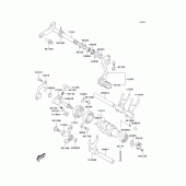 Схема вузла: Gear change mechanism(1/2) для Kawasaki KLX400 KLX400SR