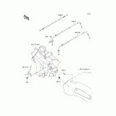 Схема вузла: Тросики для Kawasaki VN1700 VN1700 Voyager ABS
