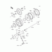 Схема вузла: Зчеплення для Kawasaki EJ650 W650