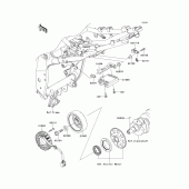 Схема вузла: Генератор для Kawasaki ZR750 Z750R ABS