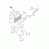 Схема узла: Масляный охладитель для Kawasaki ZX600 Ninja ZX-6R