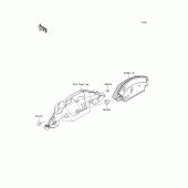 Схема вузла: Meter(s) для Kawasaki ZX1000 Ninja ZX-10R ABS
