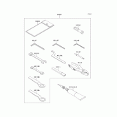 Схема вузла: Owners tools для Kawasaki ZR800 Z800