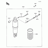 Схема вузла: Амортизатор задній для Kawasaki ZG1000 Concours