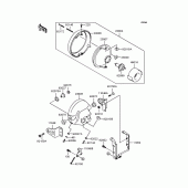 Схема узла: Фара для Kawasaki ZR400 ZRX-II