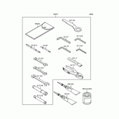 Схема вузла: Owner's tools для Kawasaki ZX636 Ninja ZX-6R