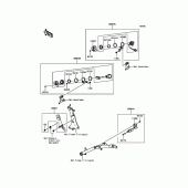 Схема вузла: Аксесуари (Helmet Lock etc.) для Kawasaki EN650 Vulcan S