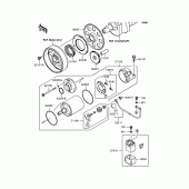 Схема вузла: Starter motor для Kawasaki ZR750 Z750