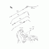 Схема узла: Тросики для Kawasaki EX650 Ninja 650