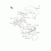 Схема вузла: Крило для Kawasaki ZR750 ZR-7
