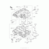 Схема вузла: Картер двигуна для Kawasaki ZX1000 Ninja 1000