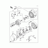 Схема узла: Генератор для Kawasaki ZG1000 Concours
