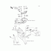 Схема узла: Taillight(s) для Kawasaki KLE650 Versys 650 ABS