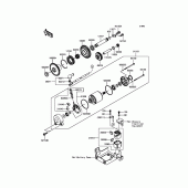 Схема вузла: Starter Motor для Kawasaki ZG1400 1400GTR ABS