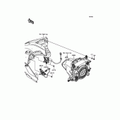 Схема вузла: Headlight(s) для Kawasaki ZX1000 Ninja H2