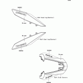 Схема вузла: Decals(brown)(daf/das) для Kawasaki ZR1000 Z1000