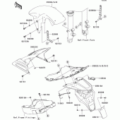 Схема вузла: Крило для Kawasaki ZR750 Z750