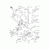 Схема узла: Кронштейн для Kawasaki ZX750 Ninja ZX-7R