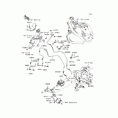 Схема вузла: Brake piping для Kawasaki ER650 ER-6N ABS