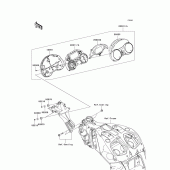Схема вузла: Вимірювальний прилад Kawasaki ZX1400 Ninja ZX-14