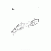 Схема вузла: Meter(S) для Kawasaki ZX1000 Ninja ZX-10R