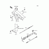 Схема узла: Тросики для Kawasaki BJ250 250TR