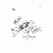 Схема вузла: Headlight(s) для Kawasaki ZX636 Ninja ZX-6R ABS