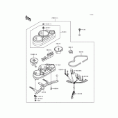 Схема узла: Измерительный прибор для Kawasaki ZX600 Ninja ZX-6