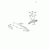 Схема вузла: Інформаційні наклейки для Kawasaki ZX400 Z400FII