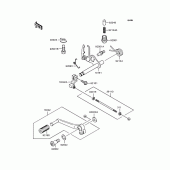 Схема вузла: Перемикач передач для Kawasaki ZR750 Zephyr
