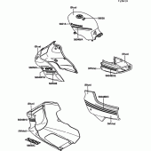 Схема вузла: Decal(blue/white)(ex500-b2) для Kawasaki EX500 GPZ500S