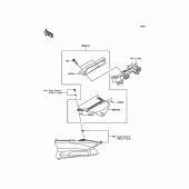 Схема узла: Аксессуары(Tail Grip) для Kawasaki ZX1400 Ninja ZX-14R ABS
