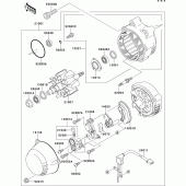 Схема вузла: Генератор для Kawasaki ZX1100 ZZ-R1100